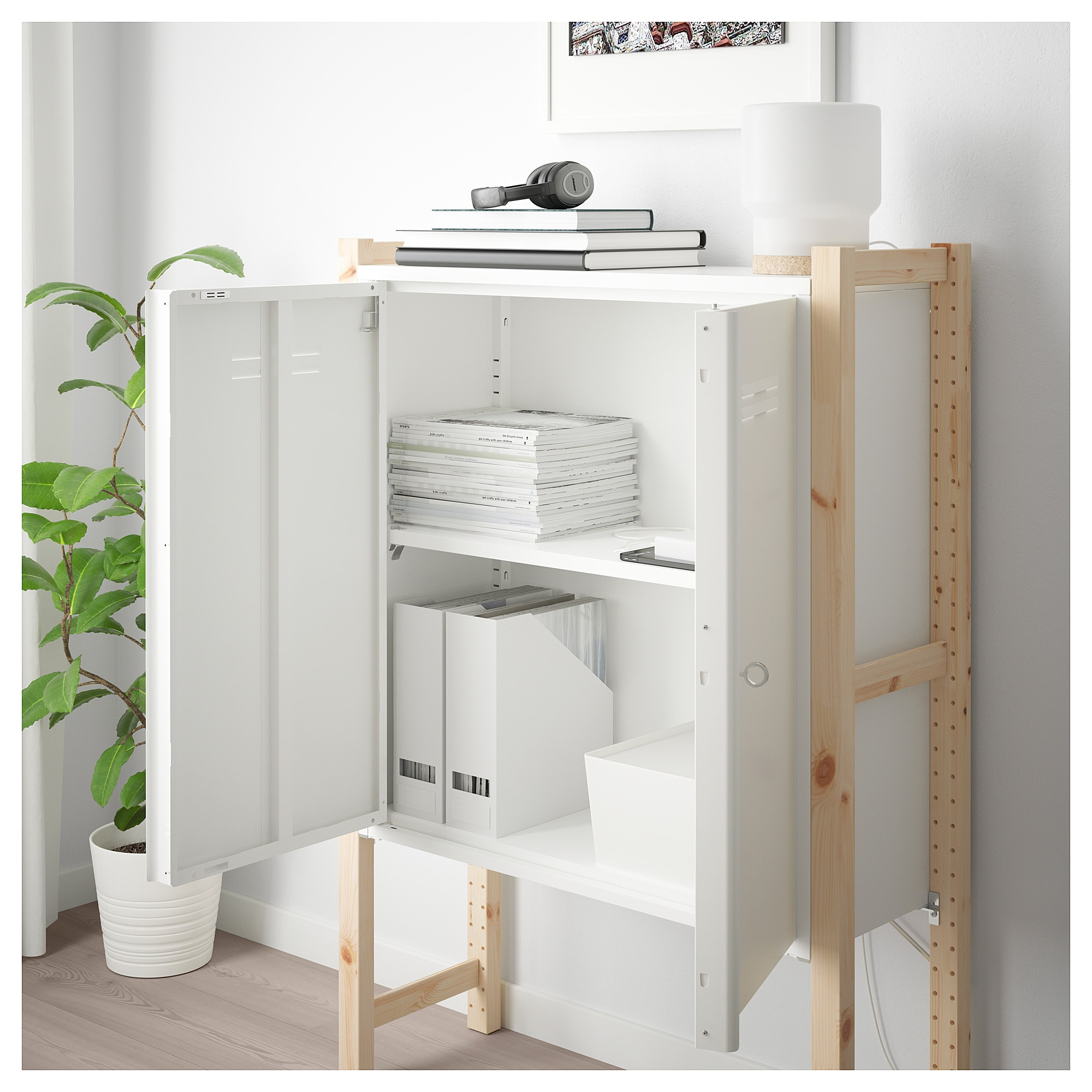 Best ideas about Ikea Ivar Cabinet
. Save or Pin IVAR Cabinet with doors White 80 x 83 cm IKEA Now.