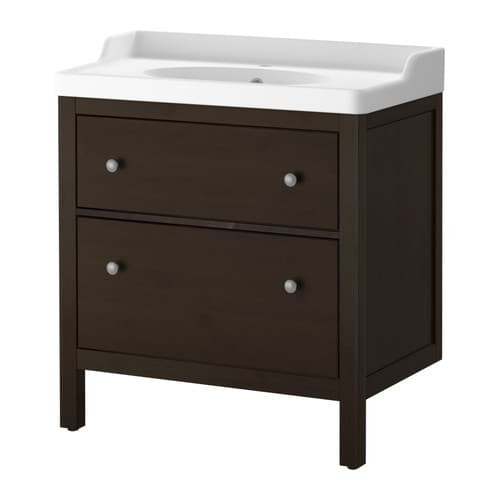 Best ideas about Ikea Sink Cabinet
. Save or Pin HEMNES RÄTTVIKEN Sink cabinet with 2 drawers black Now.