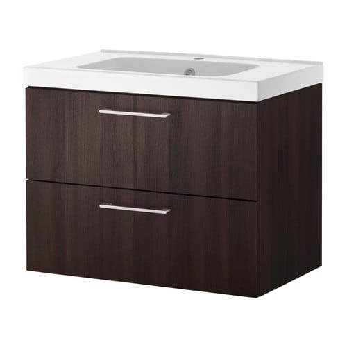 Best ideas about Ikea Sink Cabinet
. Save or Pin GODMORGON ODENSVIK Sink cabinet with 2 drawers black Now.