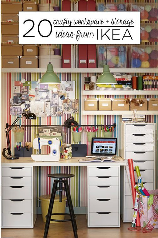 Best ideas about Ikea Storage Ideas
. Save or Pin 20 Crafty Workspace Storage Ideas from Ikea Now.