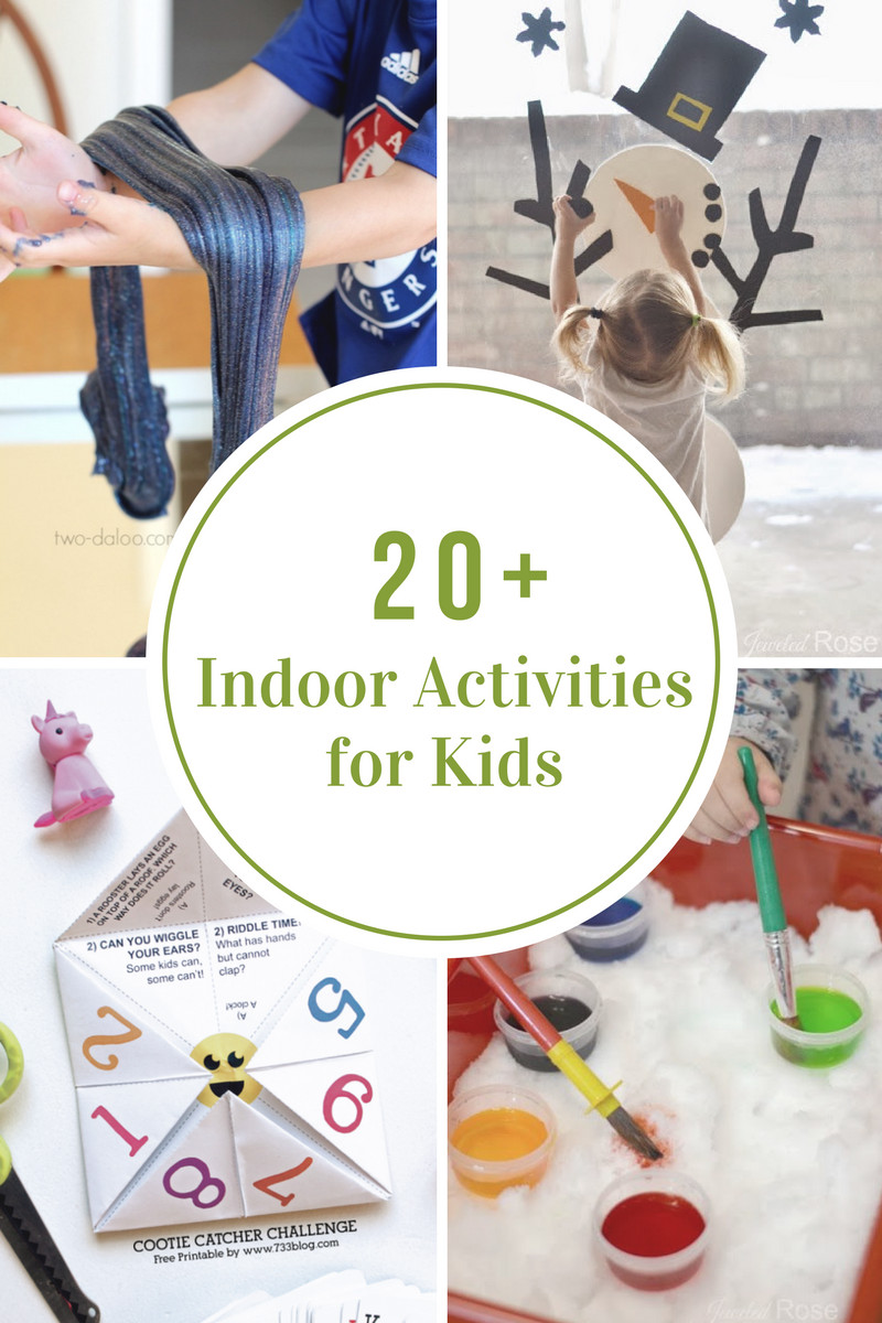 Best ideas about Indoor Crafts For Kids
. Save or Pin Indoor Activities for Kids The Idea Room Now.