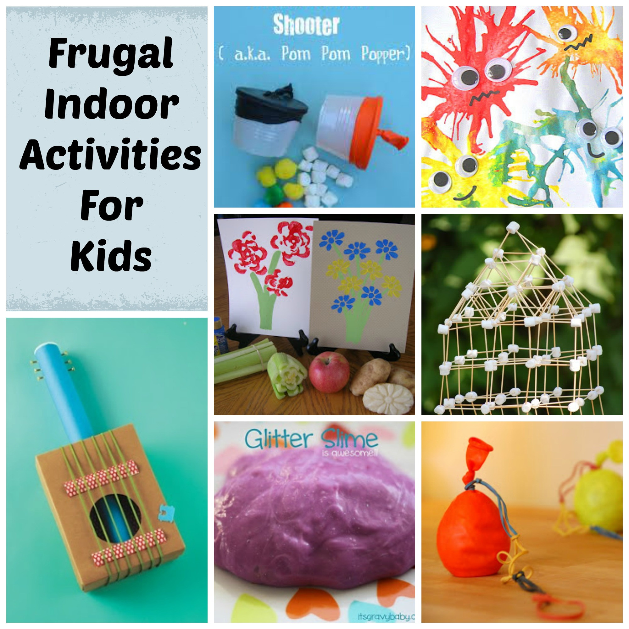Best ideas about Indoor Crafts For Kids
. Save or Pin Frugal Indoor Activities for Children During Winter Part Now.