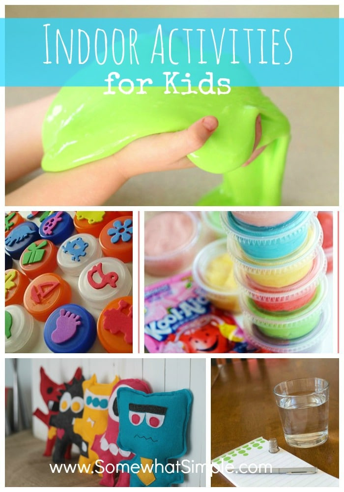 Best ideas about Indoor Crafts For Kids
. Save or Pin 5 Indoor Activities for Kids Somewhat Simple Now.