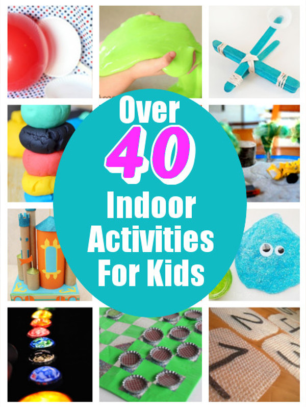 Best ideas about Indoor Crafts For Kids
. Save or Pin DIY Home Sweet Home Over 40 Indoor Activities For Kids Now.