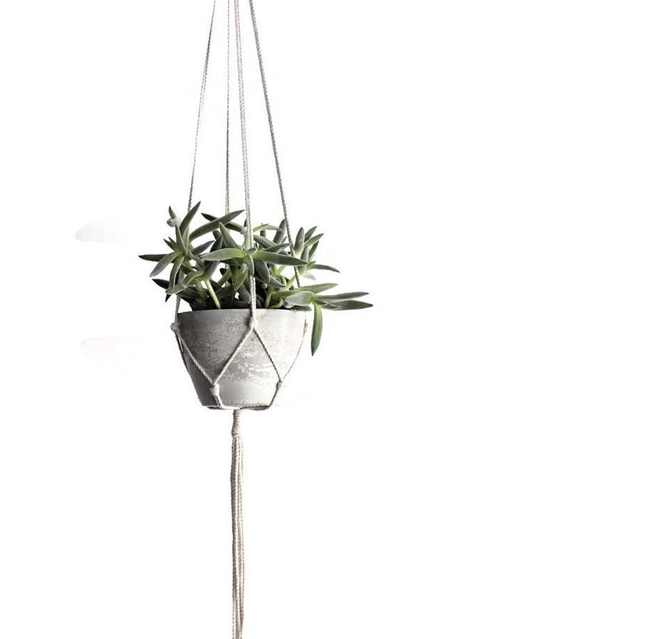 Best ideas about Indoor Hanging Planters
. Save or Pin Small Modern Hanging Planter Concrete Planter Indoor Hanging Now.