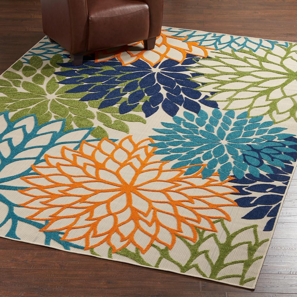 Best ideas about Indoor Outdoor Rugs
. Save or Pin Nourison Aloha Multicolor 8 ft x 11 ft Indoor Outdoor Now.