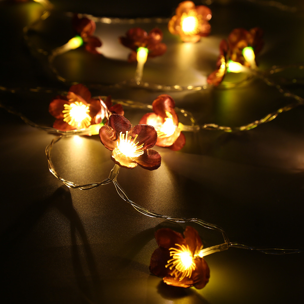 Best ideas about Indoor String Lights
. Save or Pin 2 2M 20LEDs Blossom Sakura String Fairy Lights Indoor Xmas Now.
