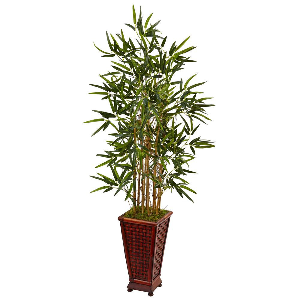 Best ideas about Indoor Tree Planter
. Save or Pin Nearly Natural Indoor Bamboo Artificial Tree in Decorative Now.