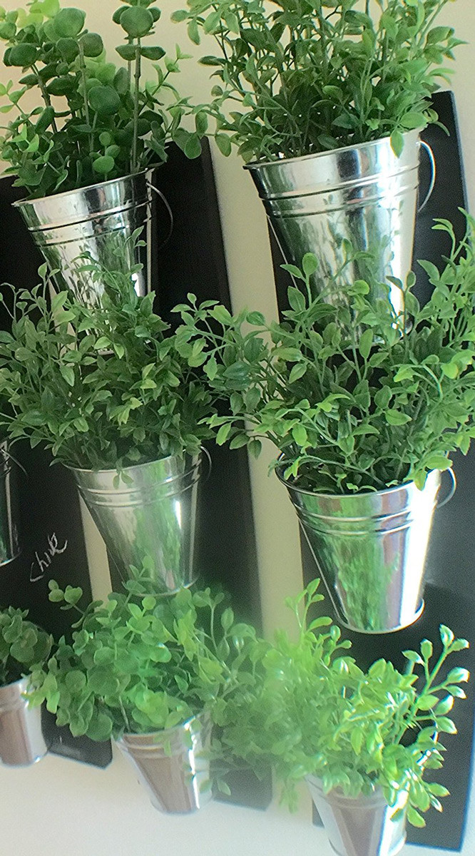 Best ideas about Indoor Wall Planters
. Save or Pin Vertical Indoor Wall Planter With Galvanized Steel Pots Now.