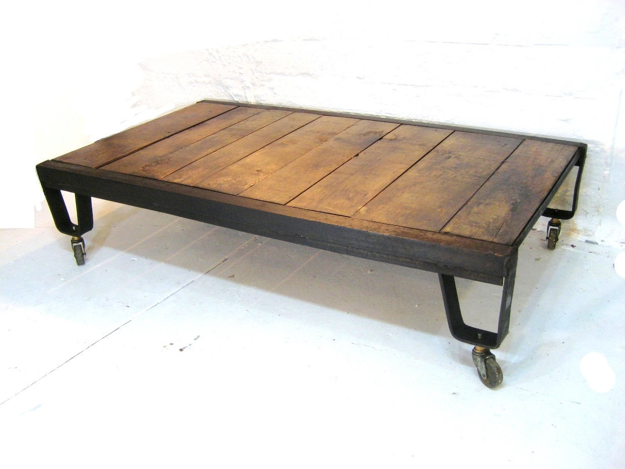 Best ideas about Industrial Coffee Table
. Save or Pin Industrial Coffee Table Natural Wood and Iron Metal Vintage Now.