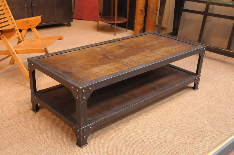 Best ideas about Industrial Coffee Table
. Save or Pin DIY Industrial coffee table for Man Cave Now.