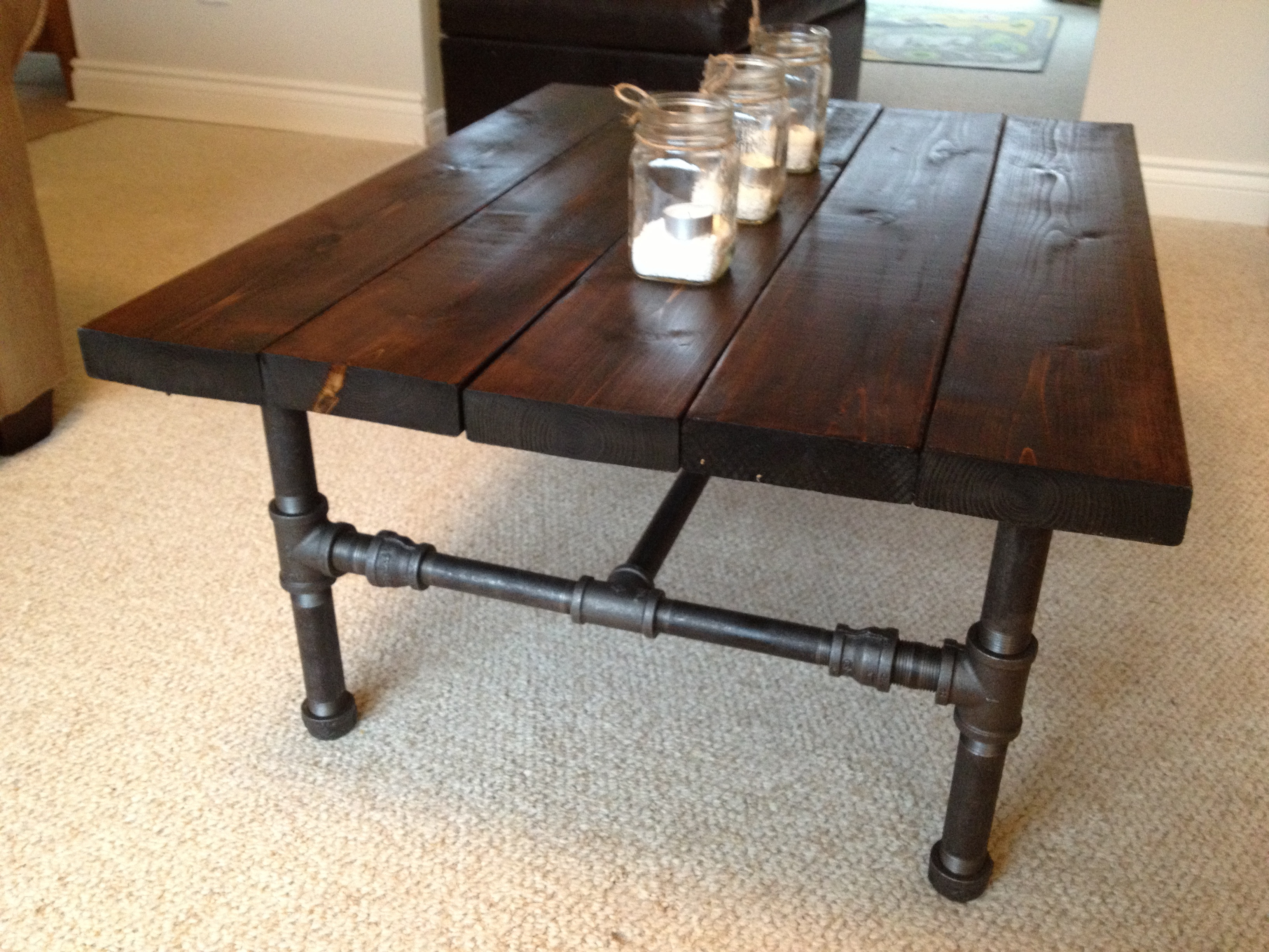 Best ideas about Industrial Coffee Table
. Save or Pin Industrial Curtain Rod DIY Now.