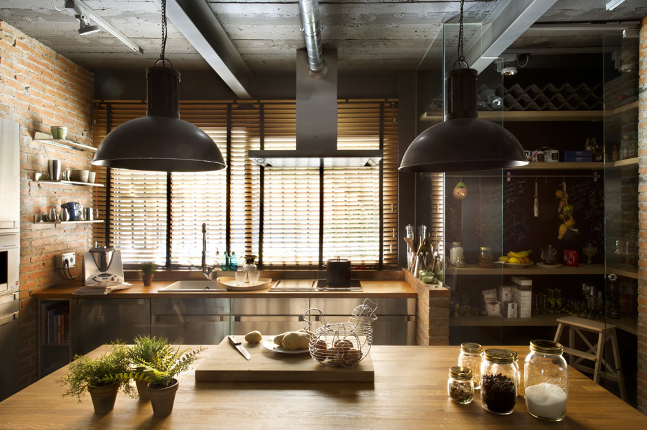 Best ideas about Industrial Kitchen Ideas
. Save or Pin Industrial Home with Interior Planting and Transparent Walls Now.