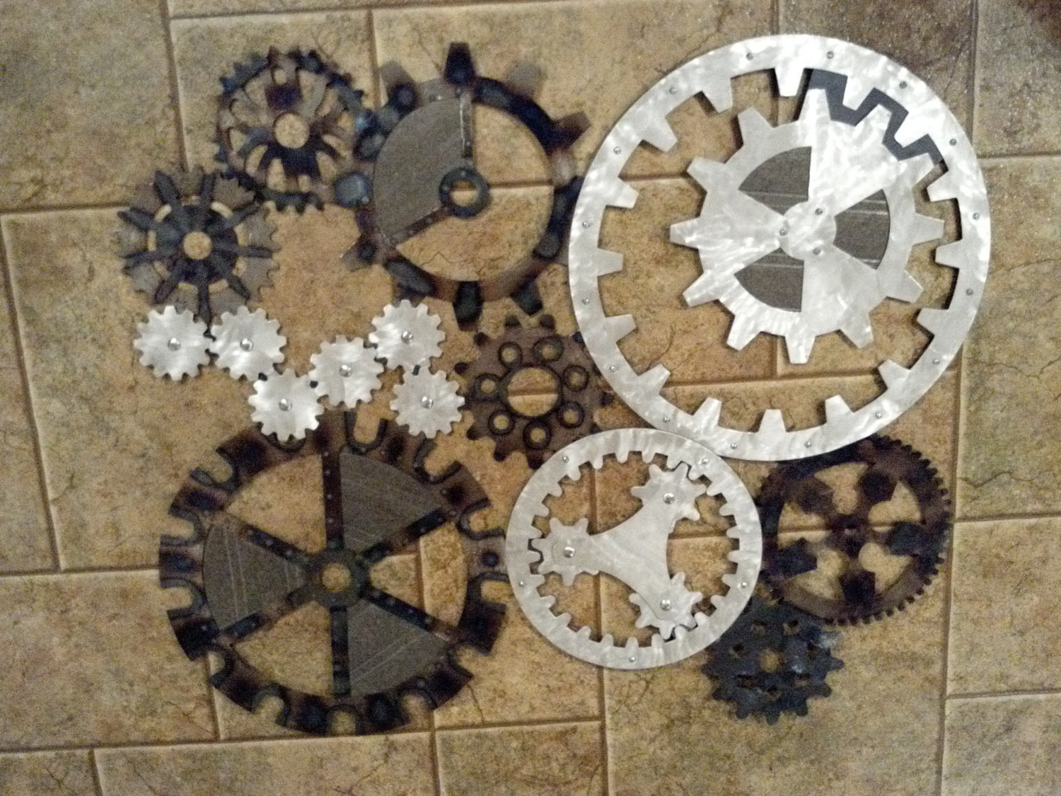 Best ideas about Industrial Wall Art
. Save or Pin Gears Art Industrial Steampunk Wall Decor Made to Order Now.