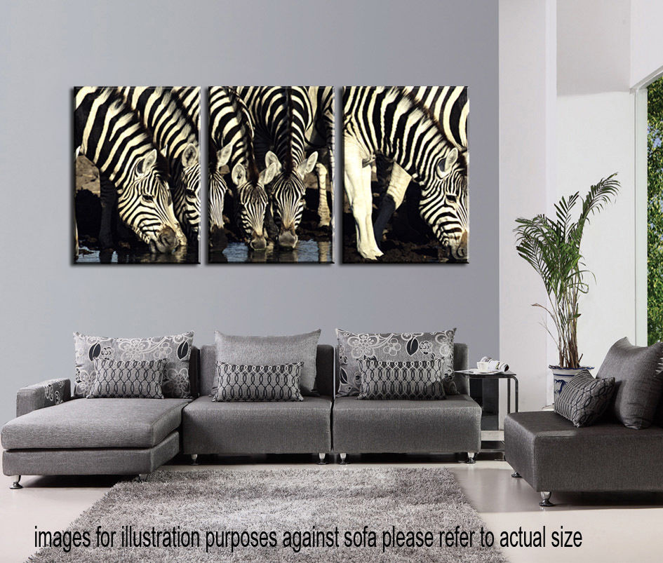 Best ideas about Inexpensive Wall Art
. Save or Pin NOT FRAMED Canvas Print Animal Zebra Home Decor Modern Now.