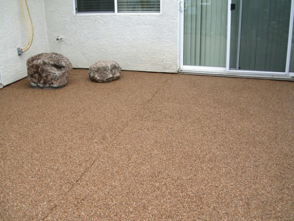 Best ideas about Inexpensive Ways To Cover Concrete Patio
. Save or Pin DIY pebble patio to cover up an old concrete slab Now.