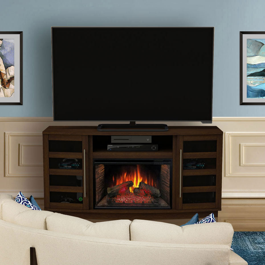 Best ideas about Infrared Fireplace Tv Stand
. Save or Pin Harrison Infrared Electric Fireplace TV Stand in Cherry Now.