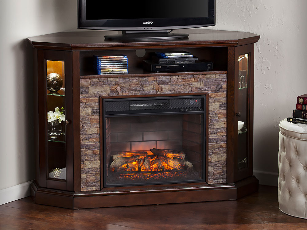 Best ideas about Infrared Fireplace Tv Stand
. Save or Pin Redden Wall Corner Infrared Electric Fireplace TV Stand in Now.