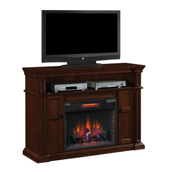 Best ideas about Infrared Fireplace Tv Stand
. Save or Pin Shop Wyatt TV Stand with 28 inch Infrared Quartz Fireplace Now.