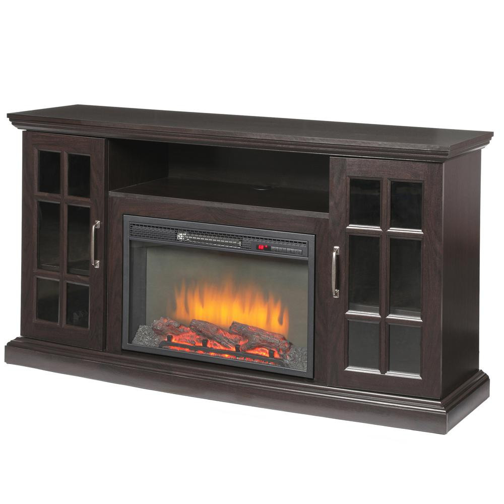 Best ideas about Infrared Fireplace Tv Stand
. Save or Pin Home Decorators Collection Edenfield 59 in Freestanding Now.