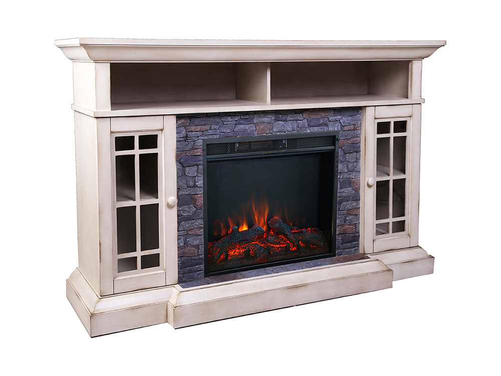Best ideas about Infrared Fireplace Tv Stand
. Save or Pin Bennett Infrared Electric Fireplace TV Stand in Farmhouse Now.
