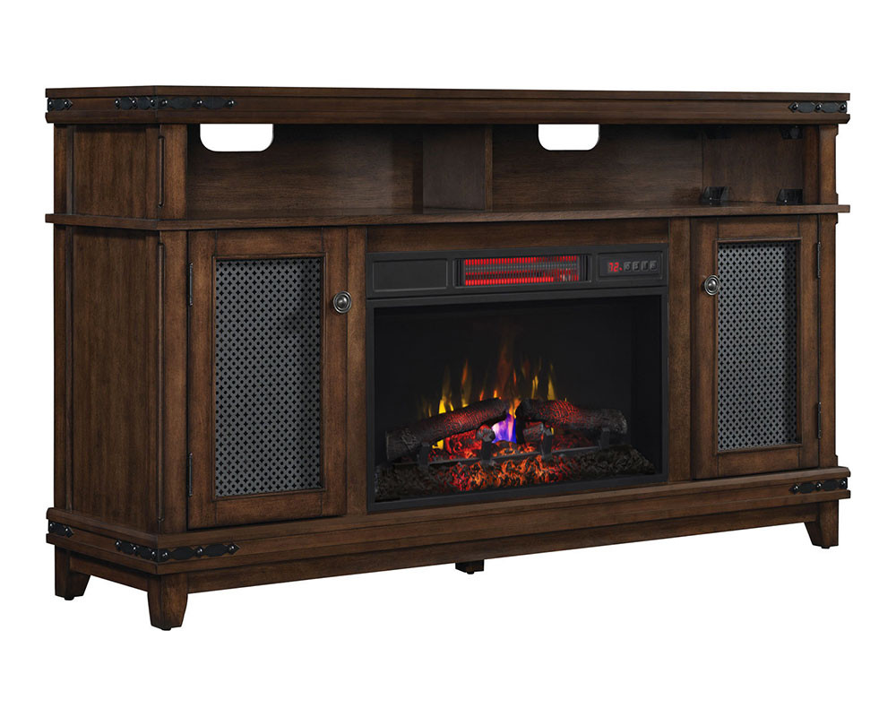 Best ideas about Infrared Fireplace Tv Stand
. Save or Pin Marion Infrared Electric Fireplace TV Stand in Brown Now.