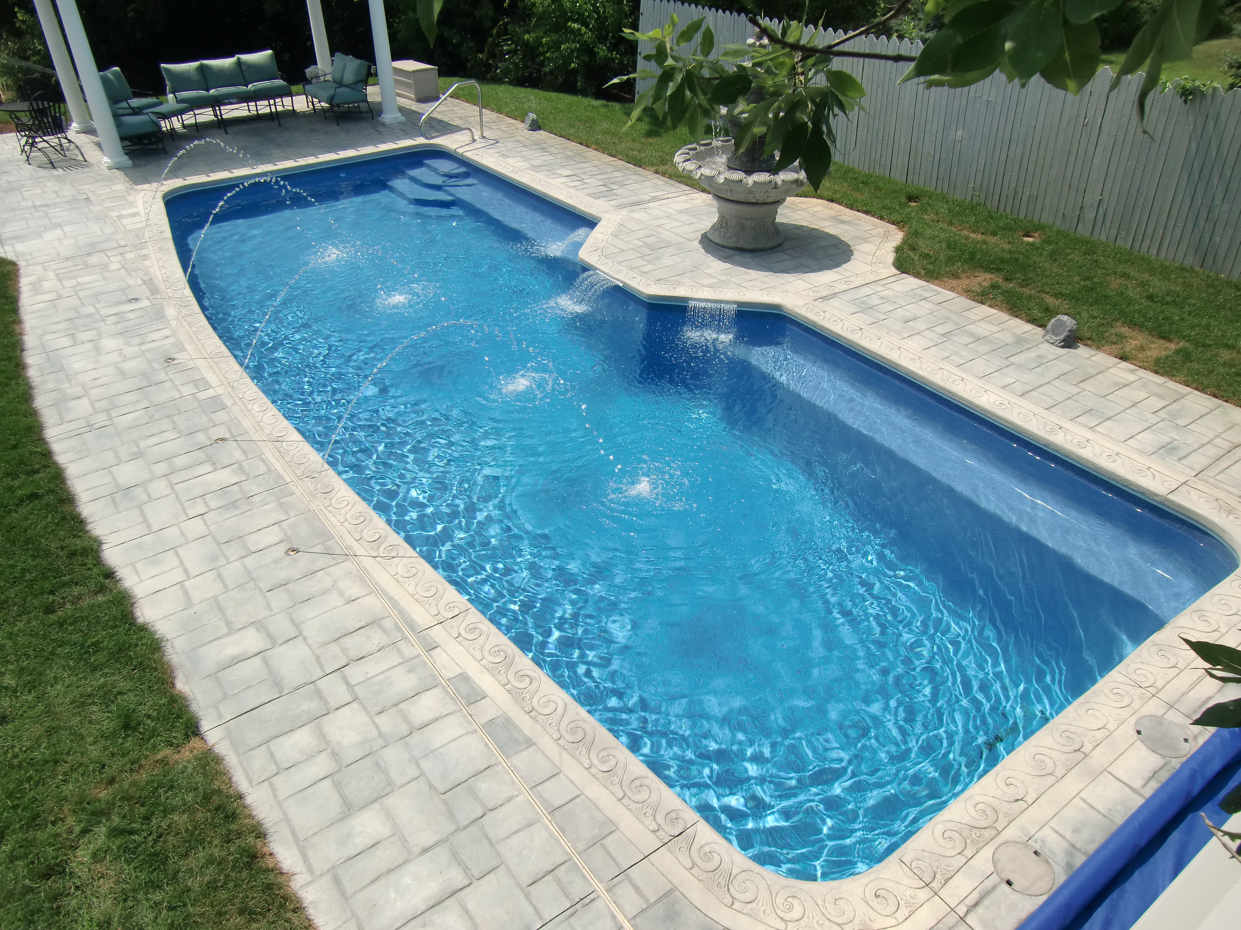 Best ideas about Inground Pool Cost
. Save or Pin Pool Pool Liner Cost With Turn A Dingy Unfinished Room Now.