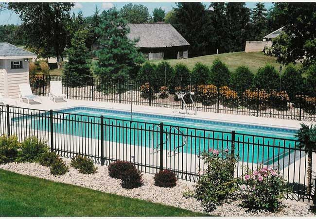 Best ideas about Inground Pool Fence
. Save or Pin inground pool Pool Fencing Landscaping Ideas Now.