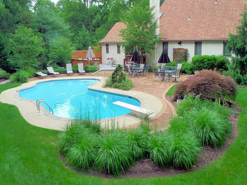 Best ideas about Inground Pool Landscaping Ideas
. Save or Pin Nice Idea For Inground Pool Landscaping Now.