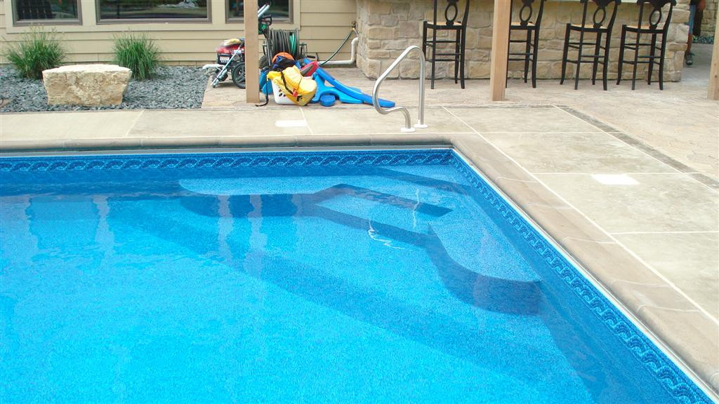 Best ideas about Inground Pool Steps Drop In
. Save or Pin Custom Inground Pool Steps made of Concrete Steel or Polymer Now.