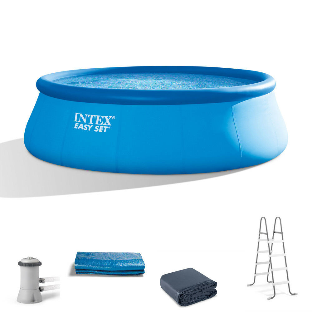 Best ideas about Intex Above Ground Pool
. Save or Pin Intex 15 x 48 Easy Set Ground Swimming Pool w 1000 Now.