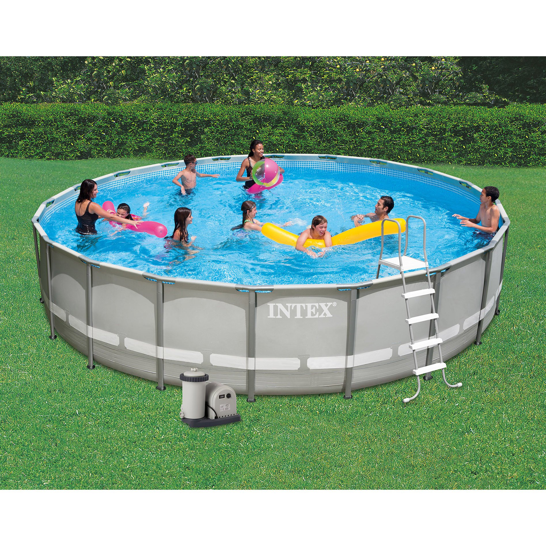 Best ideas about Intex Above Ground Pool
. Save or Pin Intex 24 x 52" Ultra Frame Ground Swimming Pool Set Now.
