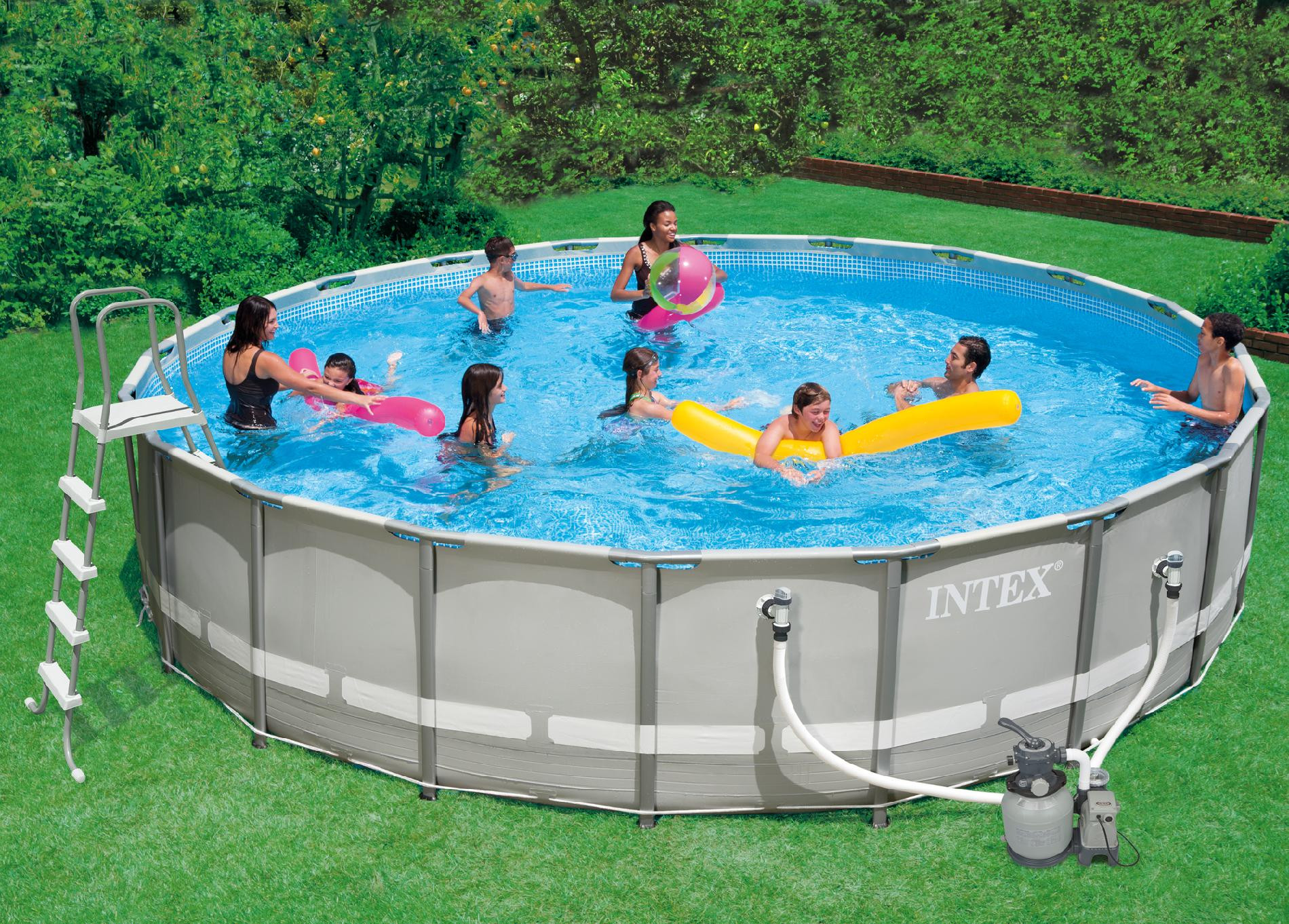 Best ideas about Intex Above Ground Pool
. Save or Pin Intex 20 ft Ultra Frame Pool Set Sears Now.