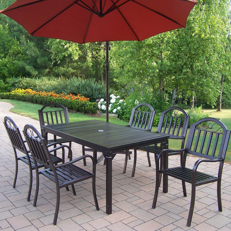 Best ideas about Iron Patio Set
. Save or Pin 7 Piece Wrought Iron Patio Set Now.