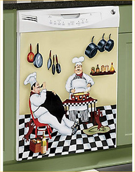 Best ideas about Italian Chef Kitchen Decor
. Save or Pin Fat Chef Dishwasher Magnet Bistro Kitchen Door Cover Now.