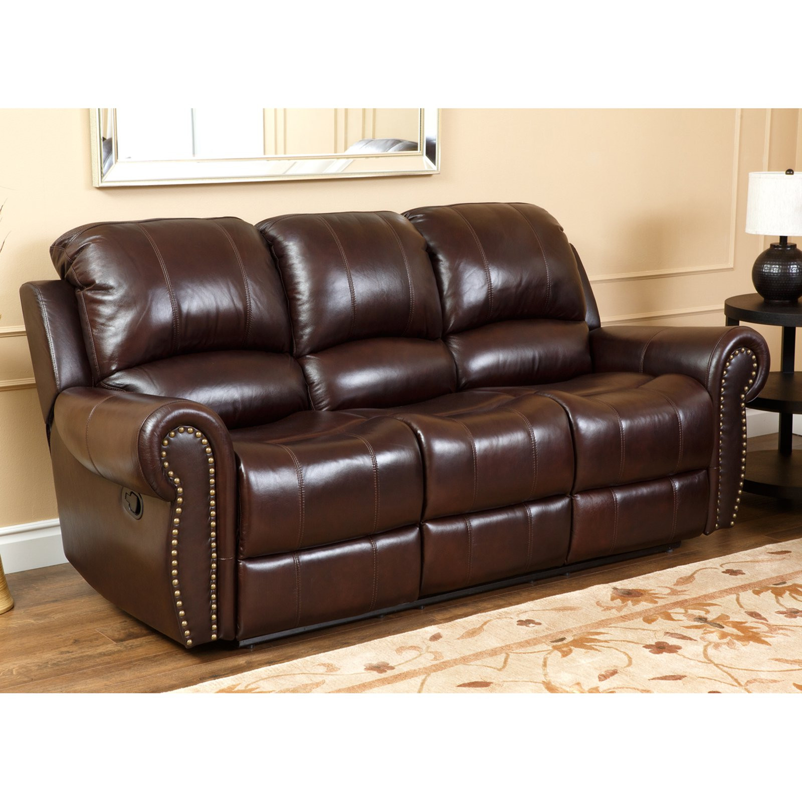 Best ideas about Italian Sofa Set
. Save or Pin Abbyson Lexington Dark Burgundy Italian Leather Reclining Now.