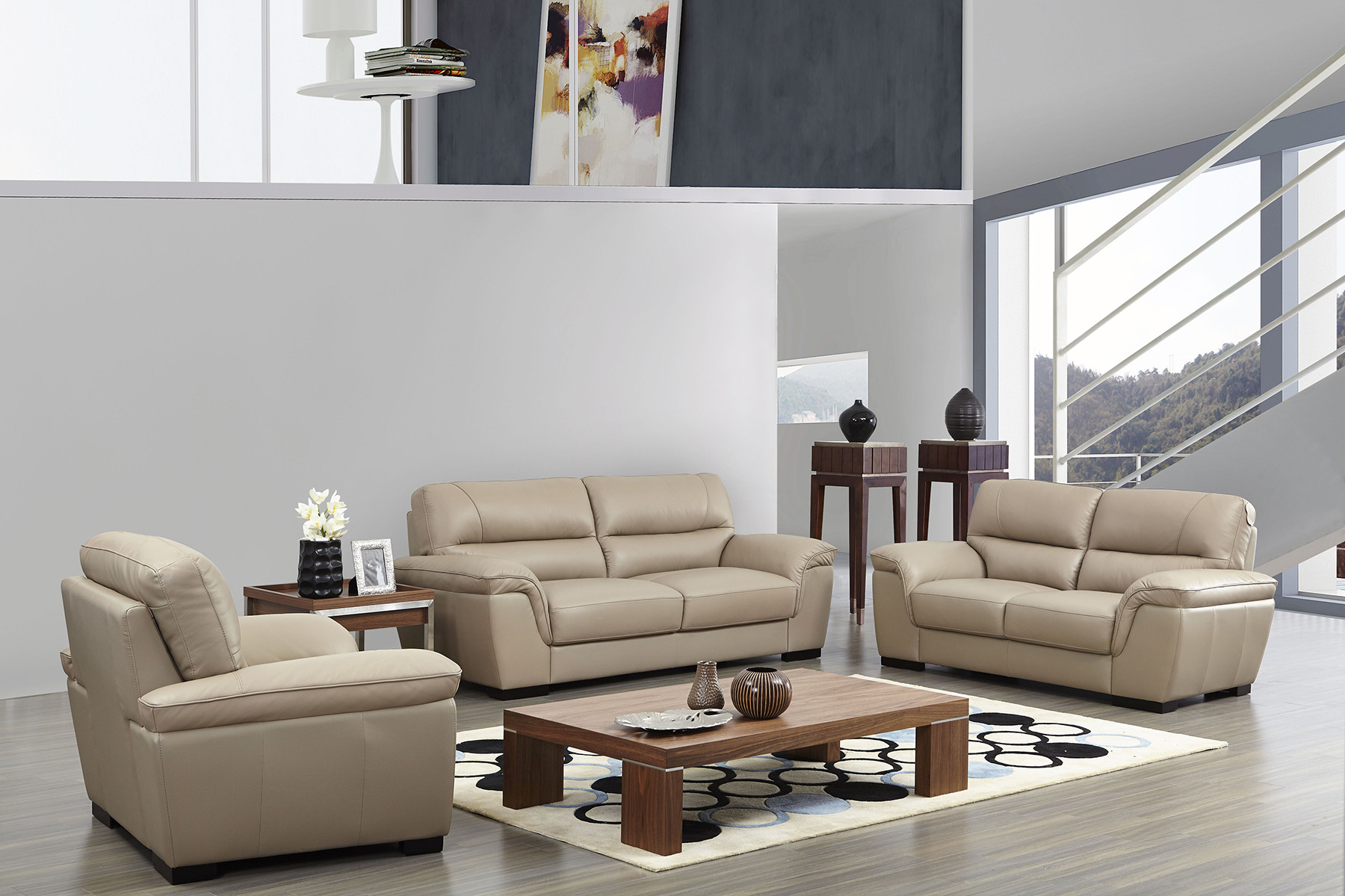 Best ideas about Italian Sofa Set
. Save or Pin Contemporary Beige Leather Stylish Sofa Set with Wooden Now.