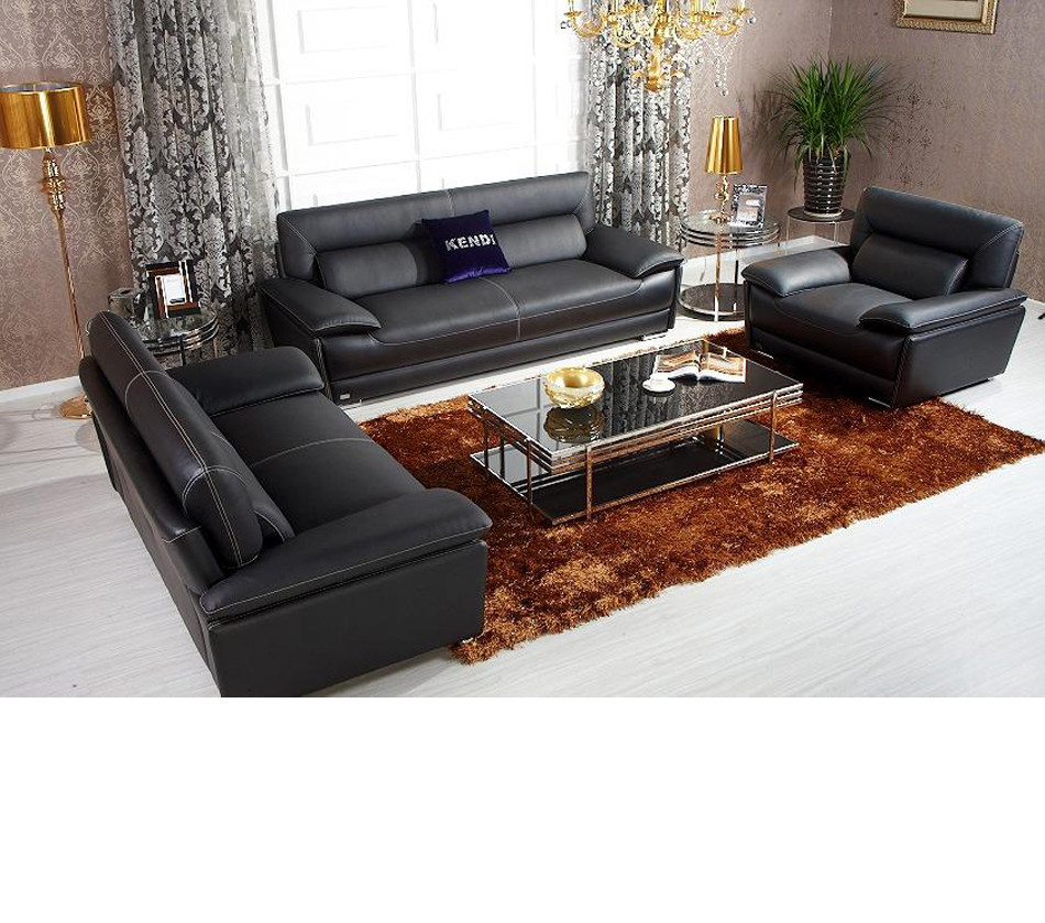 Best ideas about Italian Sofa Set
. Save or Pin DreamFurniture K8432 Black Italian Leather Sofa Set Now.