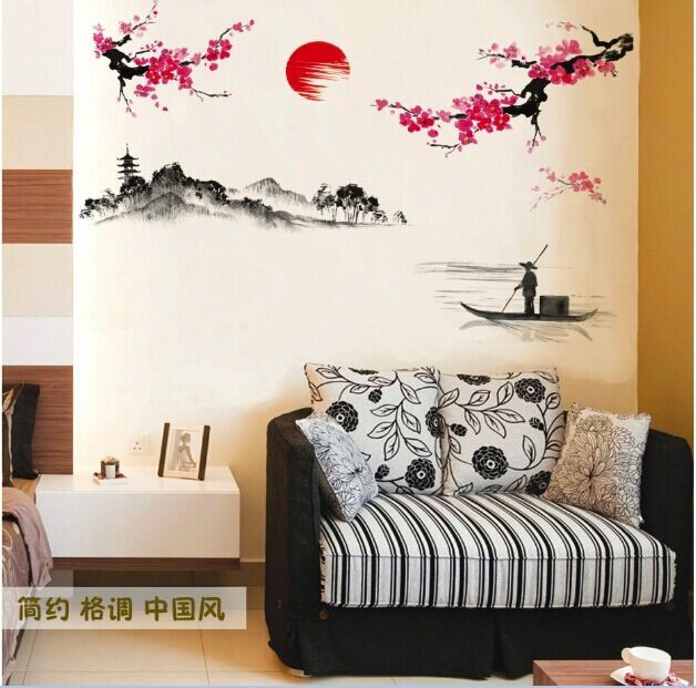 Best ideas about Japanese Wall Art
. Save or Pin Sakura Japanese Pink Cherry Blossom Tree Branch Decor Wall Now.