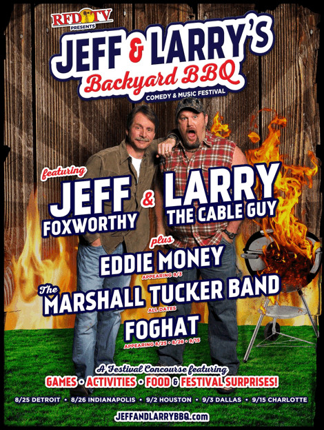 Best ideas about Jeff And Larry'S Backyard Bbq
. Save or Pin Jeff Foxworthy & Larry the Cable Guy are throwing a Now.