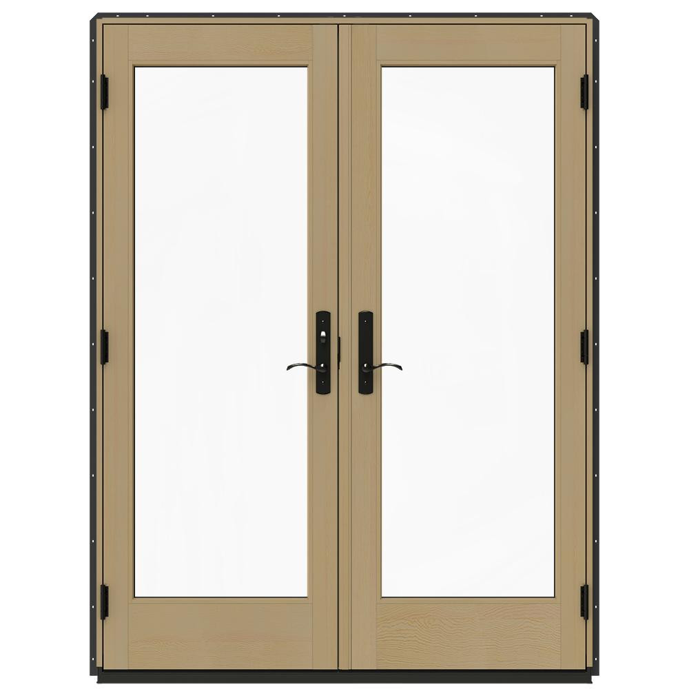 Best ideas about Jeld Wen Patio Door
. Save or Pin JELD WEN 60 in x 80 in W 4500 Chestnut Bronze Prehung Now.