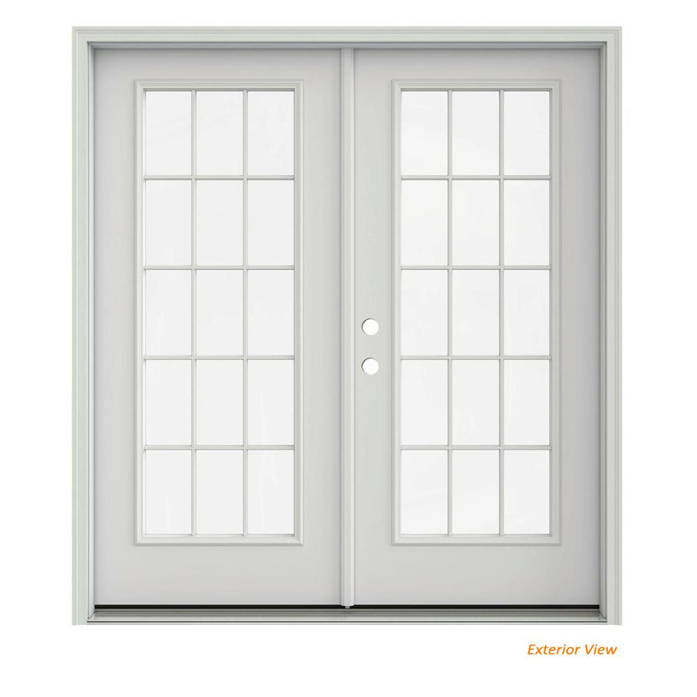 Best ideas about Jeld Wen Patio Door
. Save or Pin JELD WEN 72 in x 80 in Primed Steel Right Hand Inswing Now.