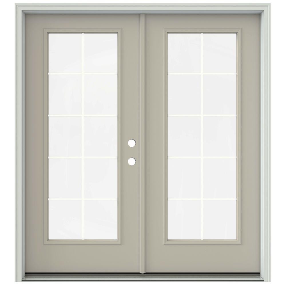 Best ideas about Jeld Wen Patio Door
. Save or Pin JELD WEN 72 in x 80 in Desert Sand Prehung Left Hand Now.