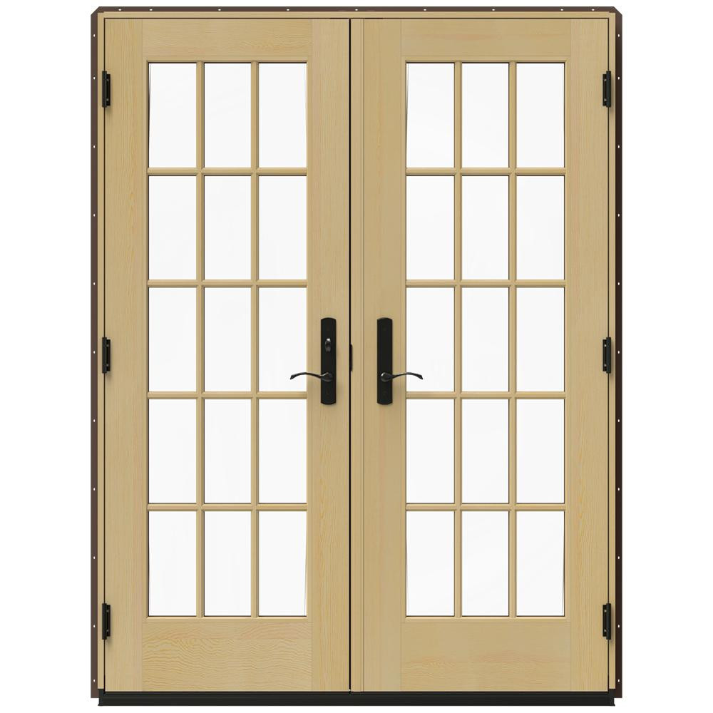 Best ideas about Jeld-Wen Patio Doors
. Save or Pin JELD WEN 60 in x 80 in W 4500 Brown Clad Wood Right Hand Now.