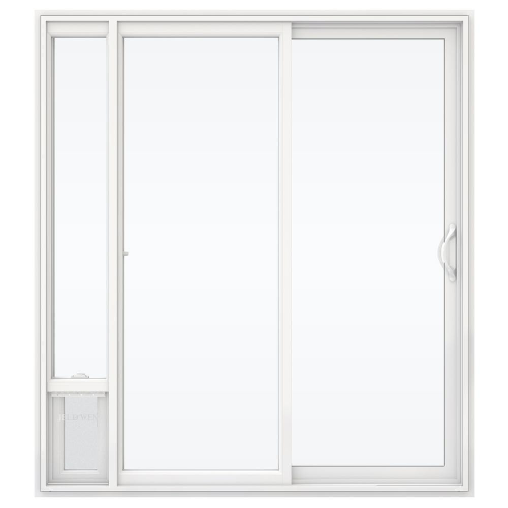 Best ideas about Jeld Wen Patio Doors
. Save or Pin JELD WEN 72 in x 80 in V2500 White Vinyl Prehung Right Now.