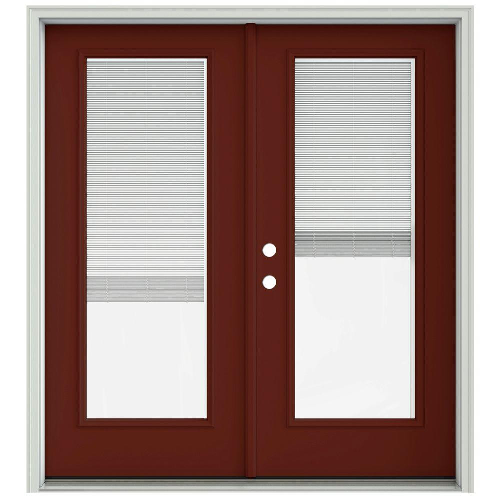 Best ideas about Jeld Wen Patio Doors
. Save or Pin JELD WEN 72 in x 80 in Mesa Red Painted Steel Right Hand Now.