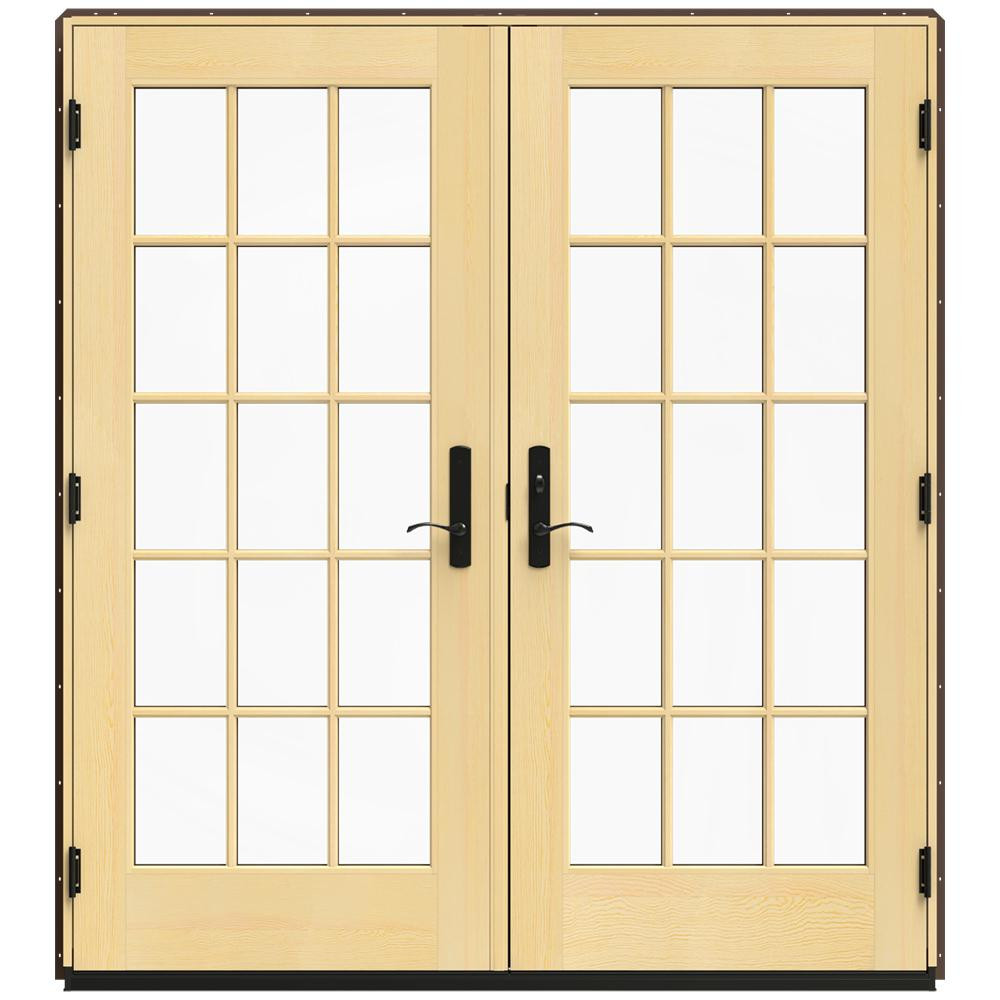 Best ideas about Jeld Wen Patio Doors
. Save or Pin JELD WEN 72 in x 80 in W 4500 Brown Clad Wood Left Hand Now.