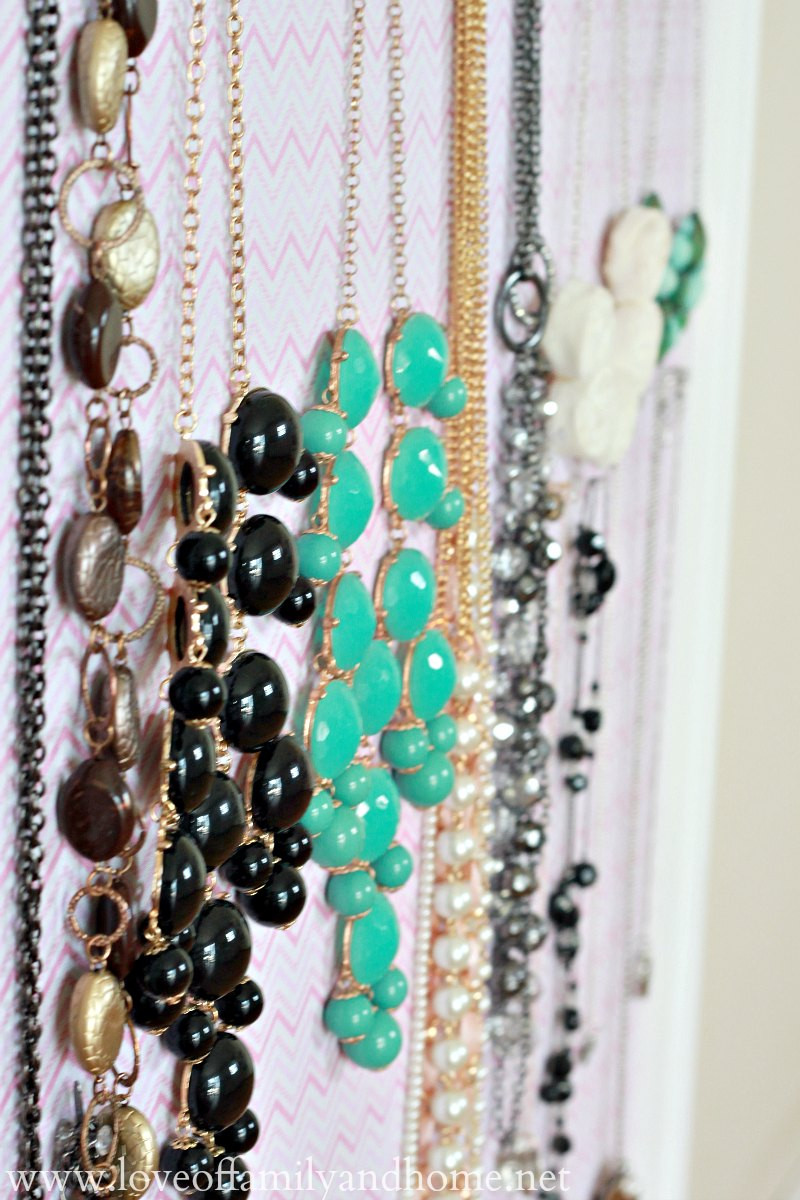 Best ideas about Jewelry Organization DIY
. Save or Pin DIY Corkboard Jewelry Organizer Love of Family & Home Now.