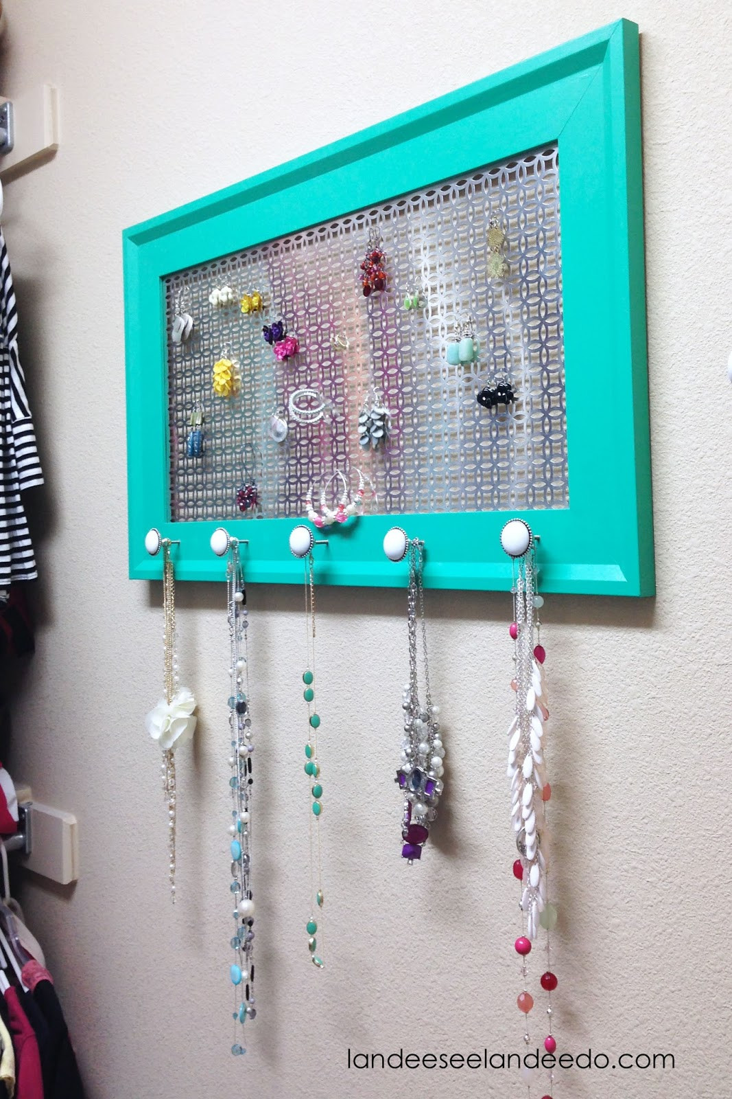 Best ideas about Jewelry Organizer DIY
. Save or Pin DIY Jewelry Organizer Now.