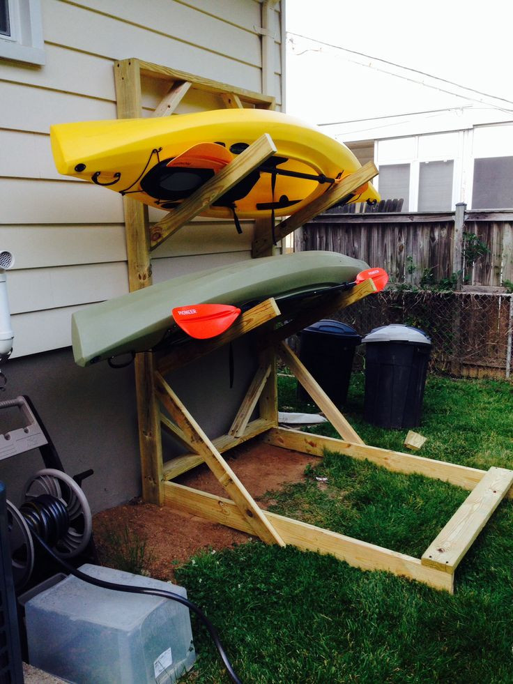 Best ideas about Kayak Rack DIY
. Save or Pin DIY kayak storage Shit for the house Now.